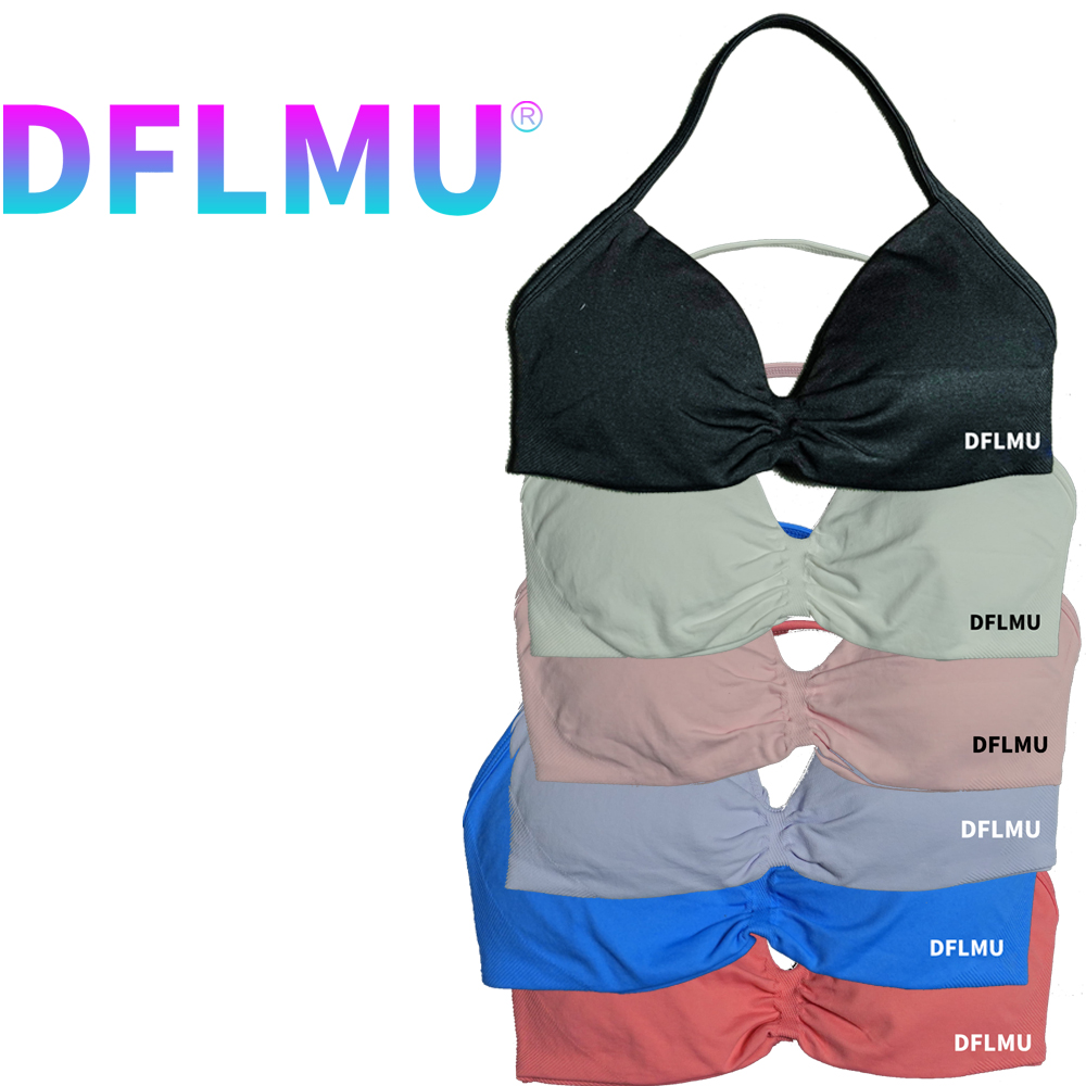Yoga Fitness Tapis - DFLMU Women Halter Sports Bra Push
