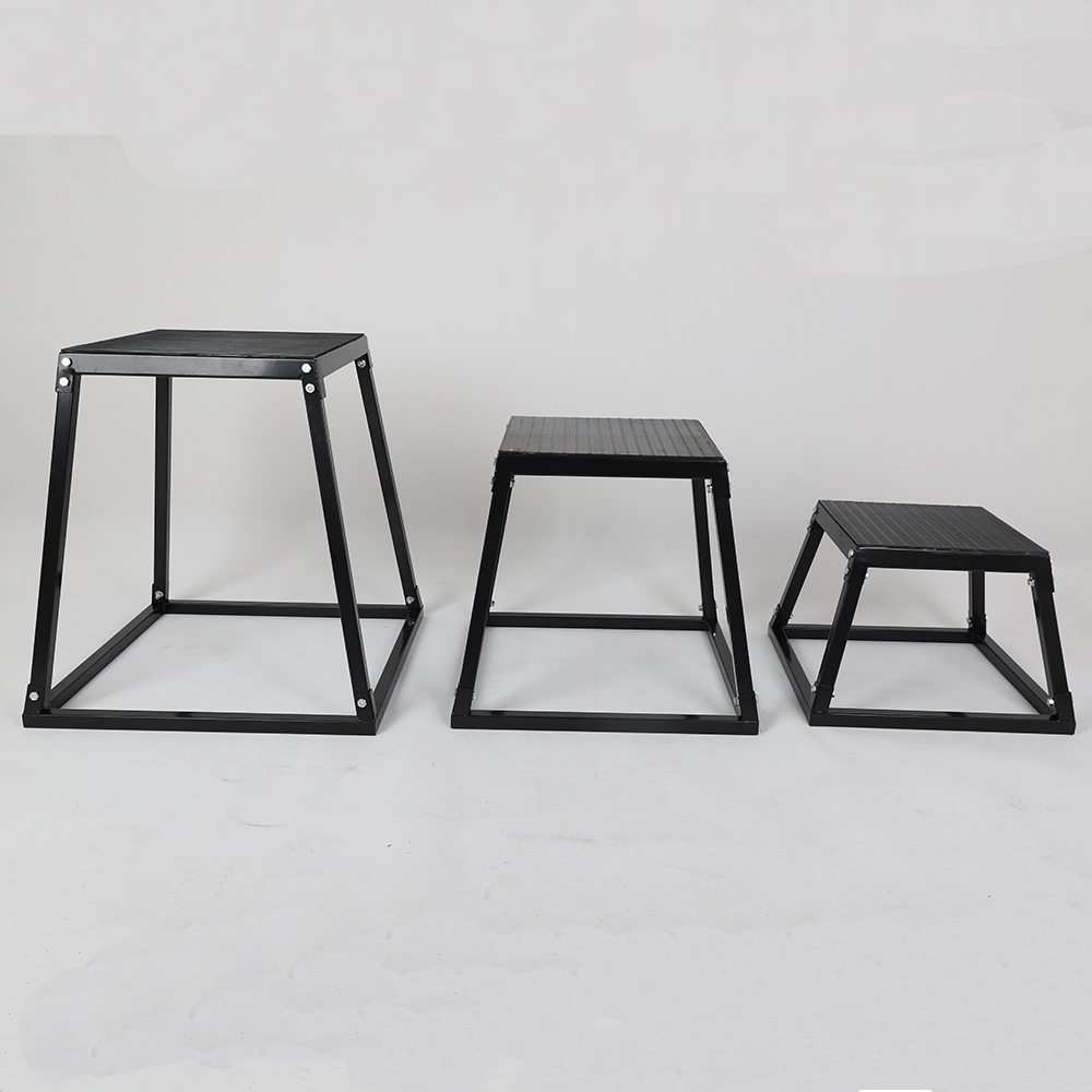Plyo Jump Box - Four Level Stackable Gym Training Plyometric