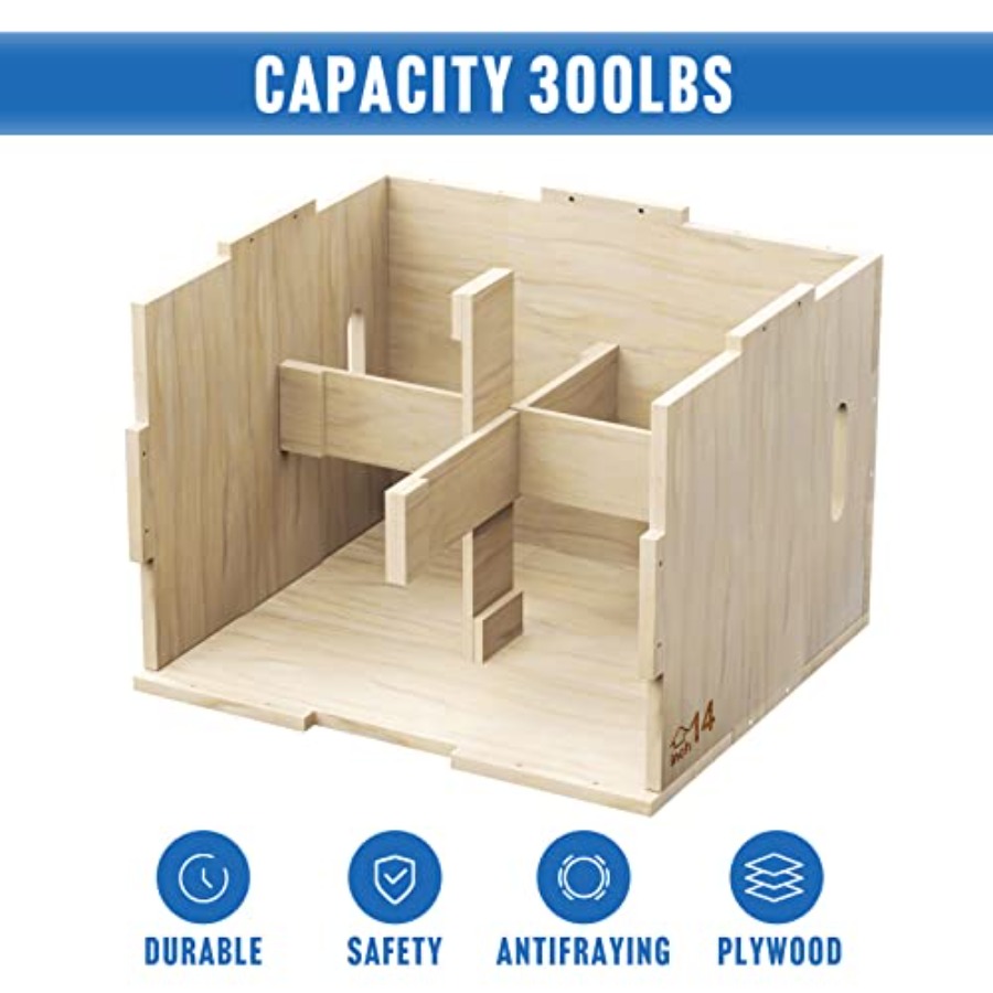 3 in 1 Wooden Plyo Box for Jum - Plyo Jump Box avaliação e preço