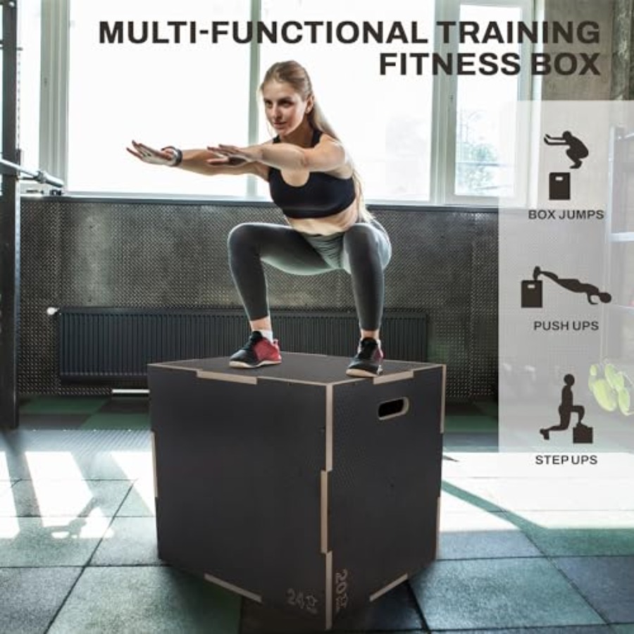 Home gym plyometric workout pl - Plyo Jump Box avaliação e preço