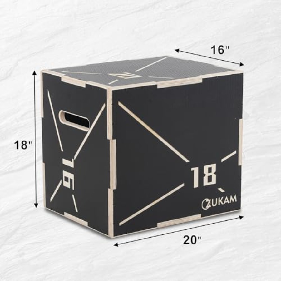 Non-Slip Wood Plyometric Jump  - Plyo Jump Box avaliação e preço