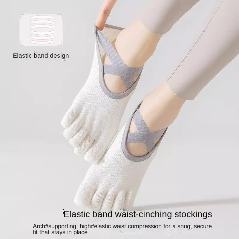 Women Non-Slip Five-Toe Yoga S - Yoga Fitness Dance avaliação e preço