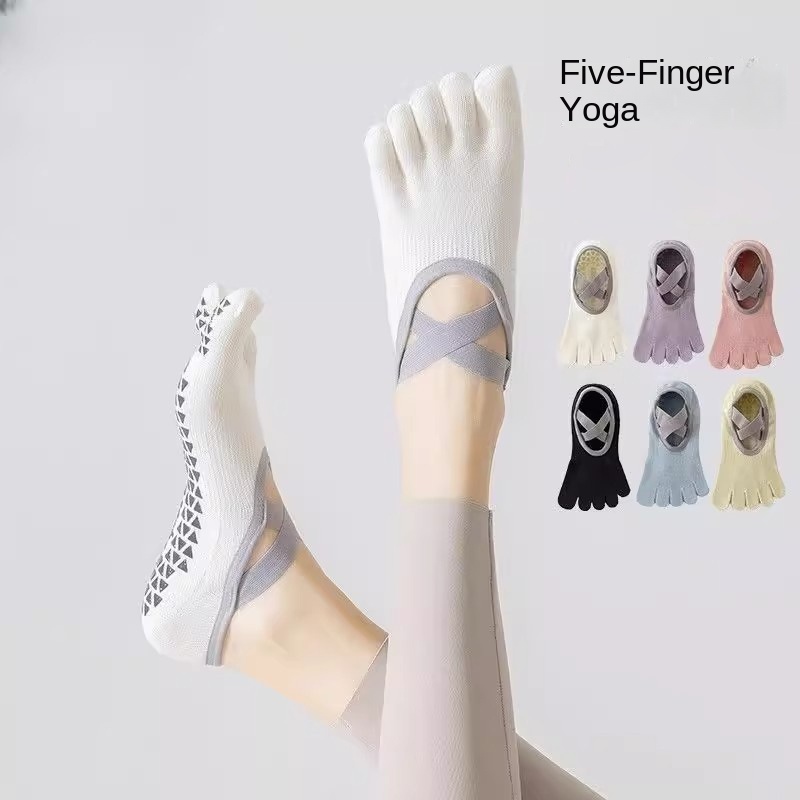 Women Non-Slip Five-Toe Yoga S - Yoga Fitness Dance avaliação e preço