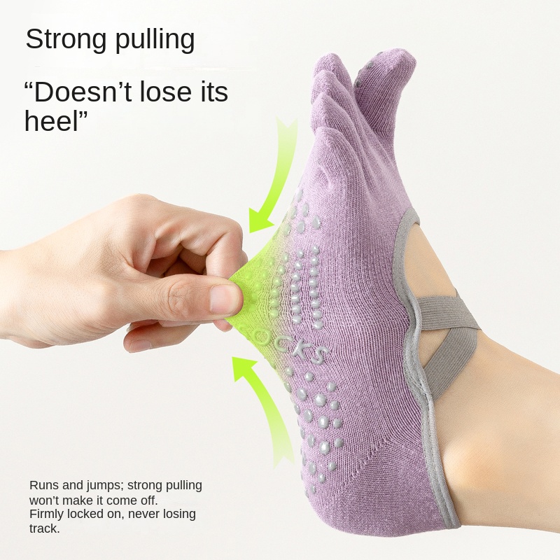 Women Non-Slip Five-Toe Yoga S - Yoga Fitness Dance avaliação e preço