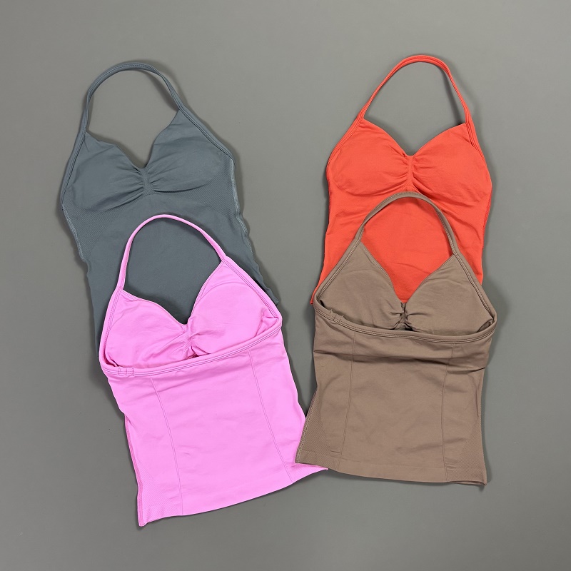 Sports Tank Top Women Halter V - Yoga Fitness Tapis avaliação e preço