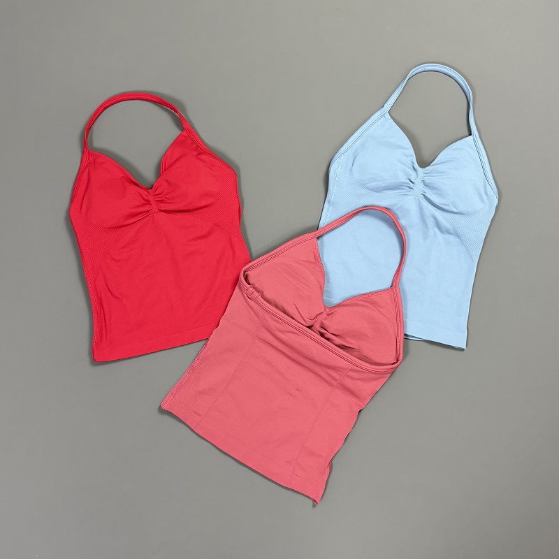 Sports Tank Top Women Halter V - Yoga Fitness Tapis avaliação e preço