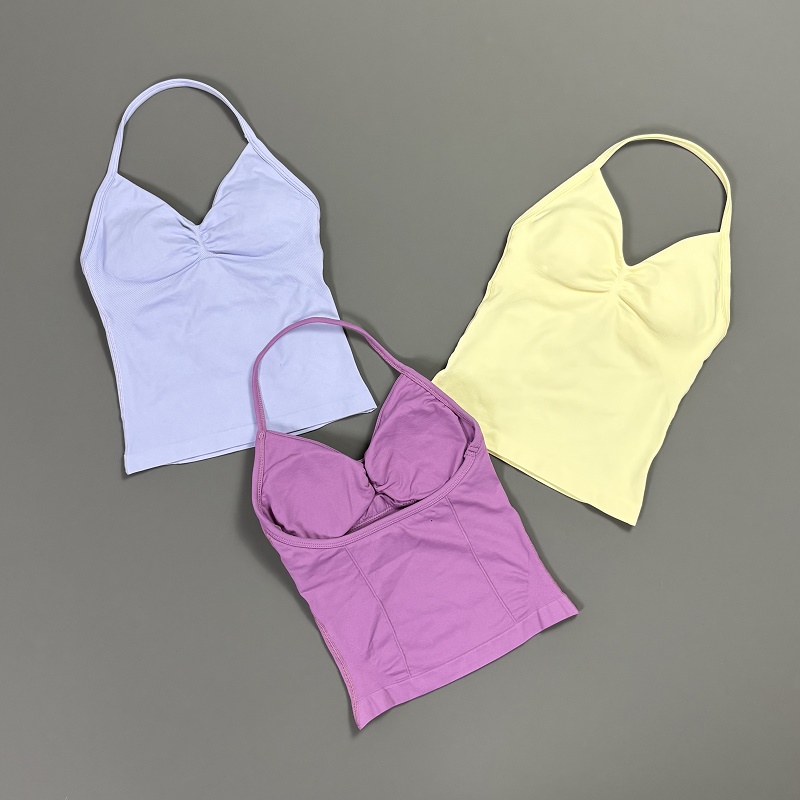 Sports Tank Top Women Halter V - Yoga Fitness Tapis avaliação e preço
