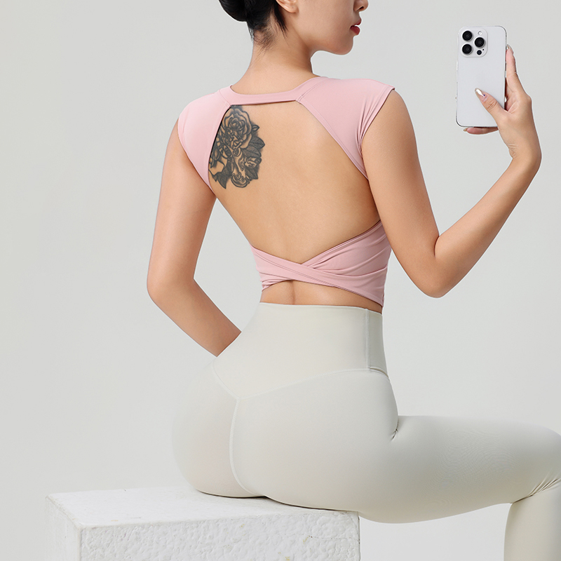 Women's Backless Fitness Cloth - Yoga Fitness Tapis avaliação e preço
