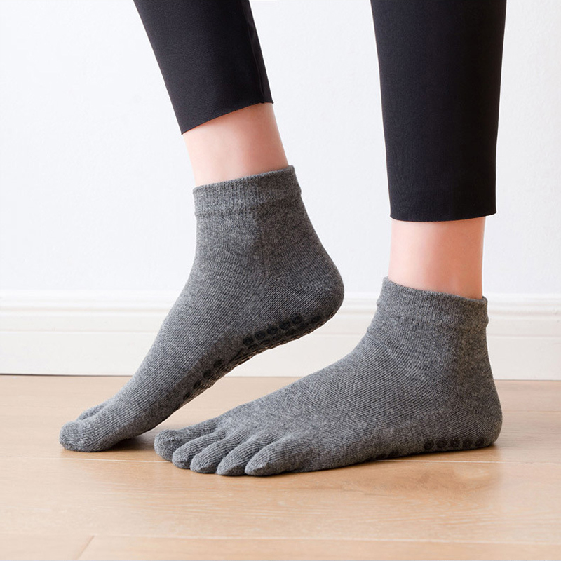 Anti-Slip Women Pilates Socks  - Yoga Fitness Dance avaliação e preço
