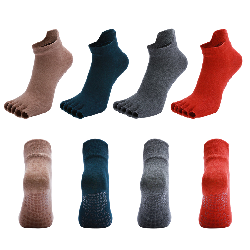 Yoga Socks Half Toe Anti-Slip  - Yoga Fitness Dance avaliação e preço