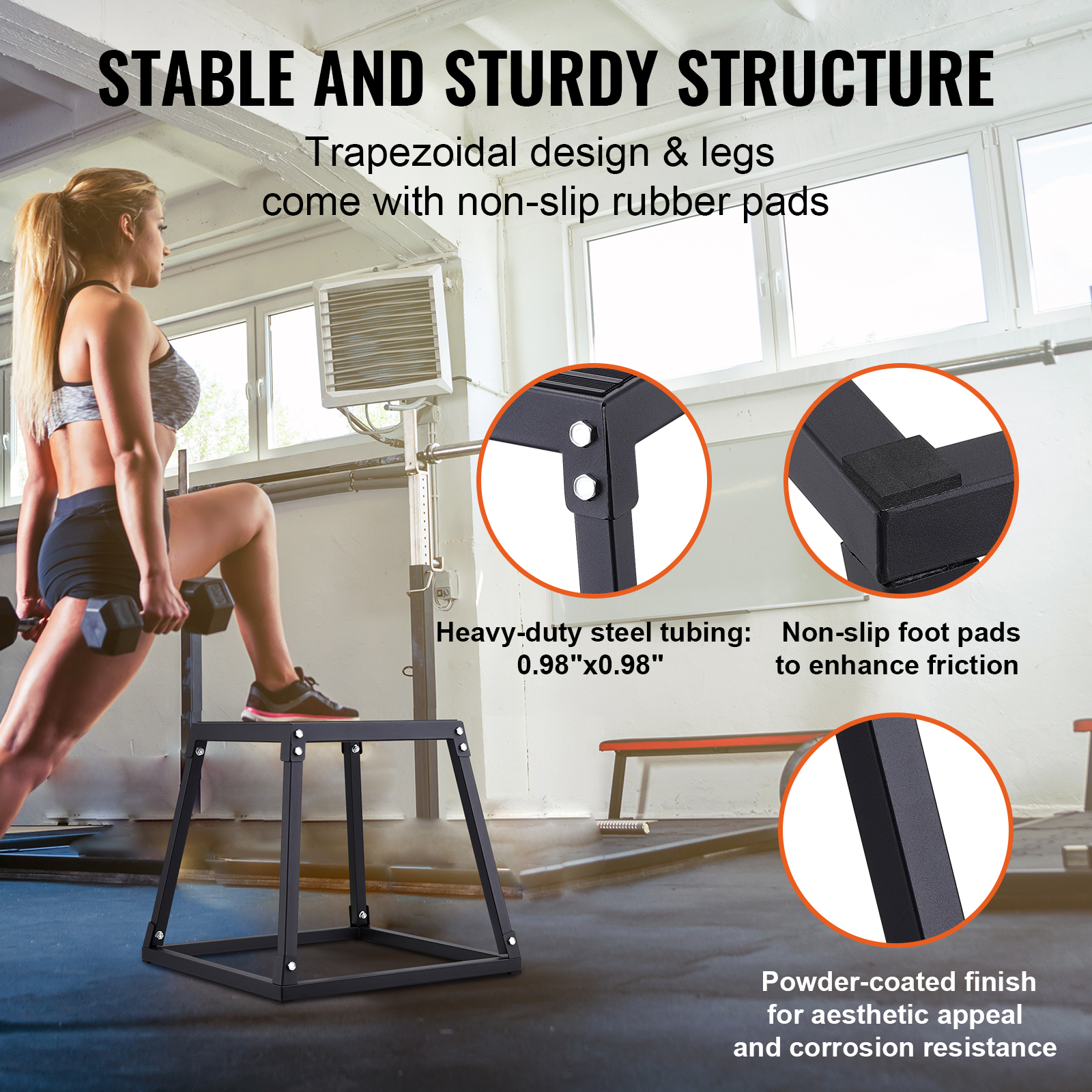 SucceBuy 12/18/24Inch Plyometr - Plyo Jump Box avaliação e preço