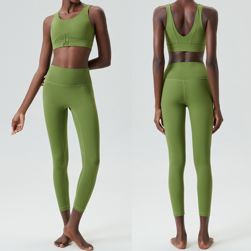 Two Pieces Set Zipper Yoga Spo - Yoga Fitness Plus avaliação e preço