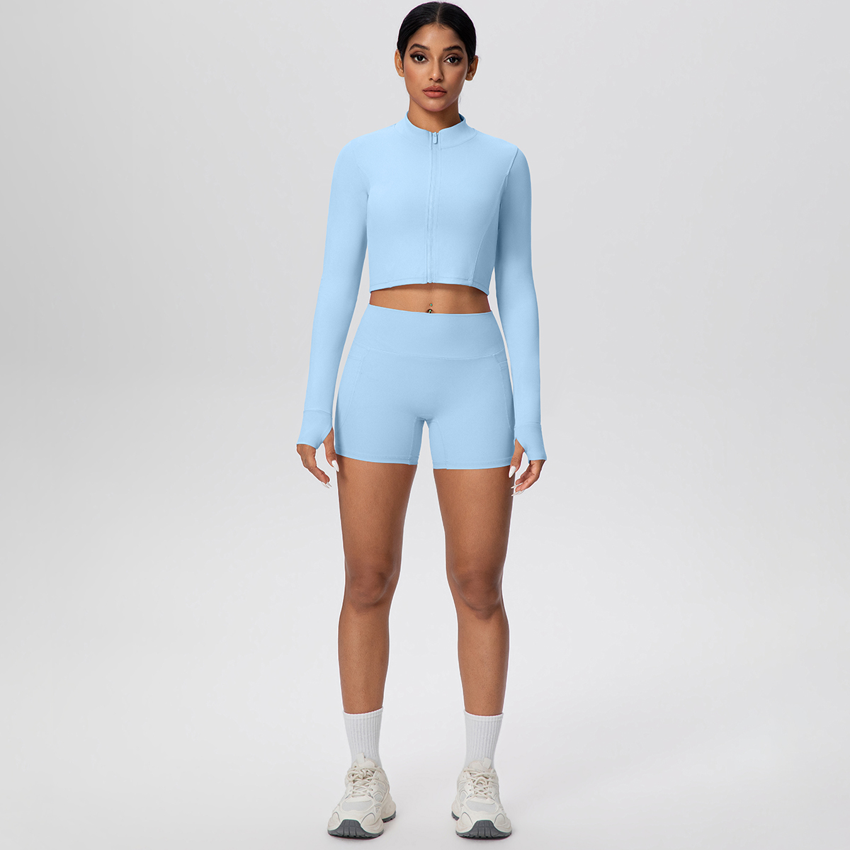 Hamidou 2pcs Woman Yoga Set Qu - Yoga Fitness Logo Design avaliação e preço