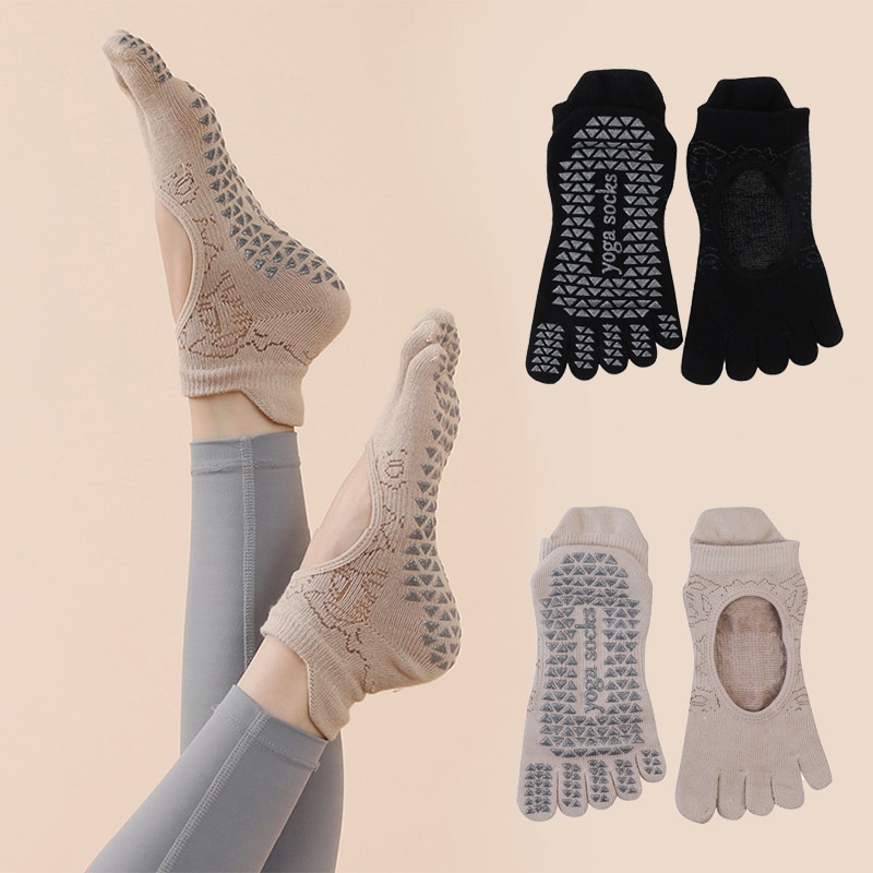 Women Yoga Toe Socks High Qual - Yoga Fitness Dance avaliação e preço