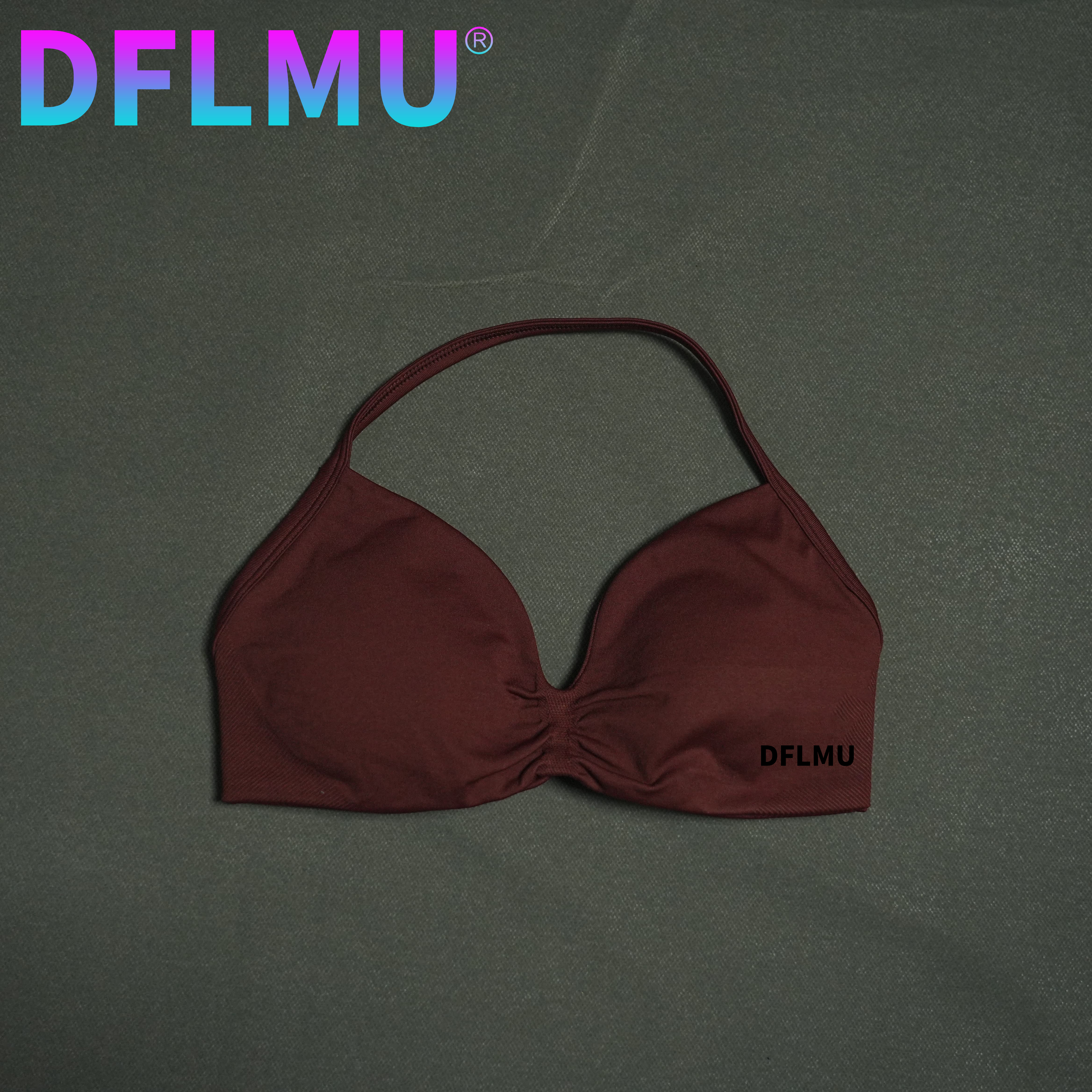 DFLMU Women Halter Sports Bra  - Yoga Fitness Tapis avaliação e preço