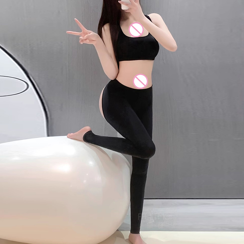 Erotic Butt Exposing Leggings  - Yoga Fitness Zumba avaliação e preço