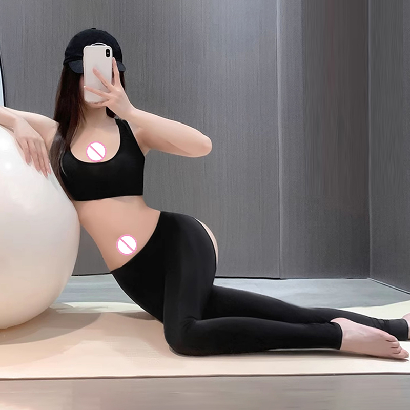 Erotic Butt Exposing Leggings  - Yoga Fitness Zumba avaliação e preço