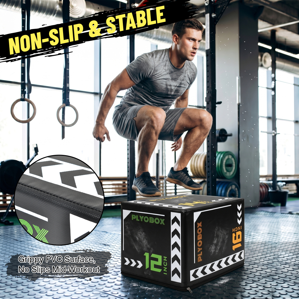 Ye 3-in-1 Foam Plyometric Jump - Plyo Jump Box avaliação e preço