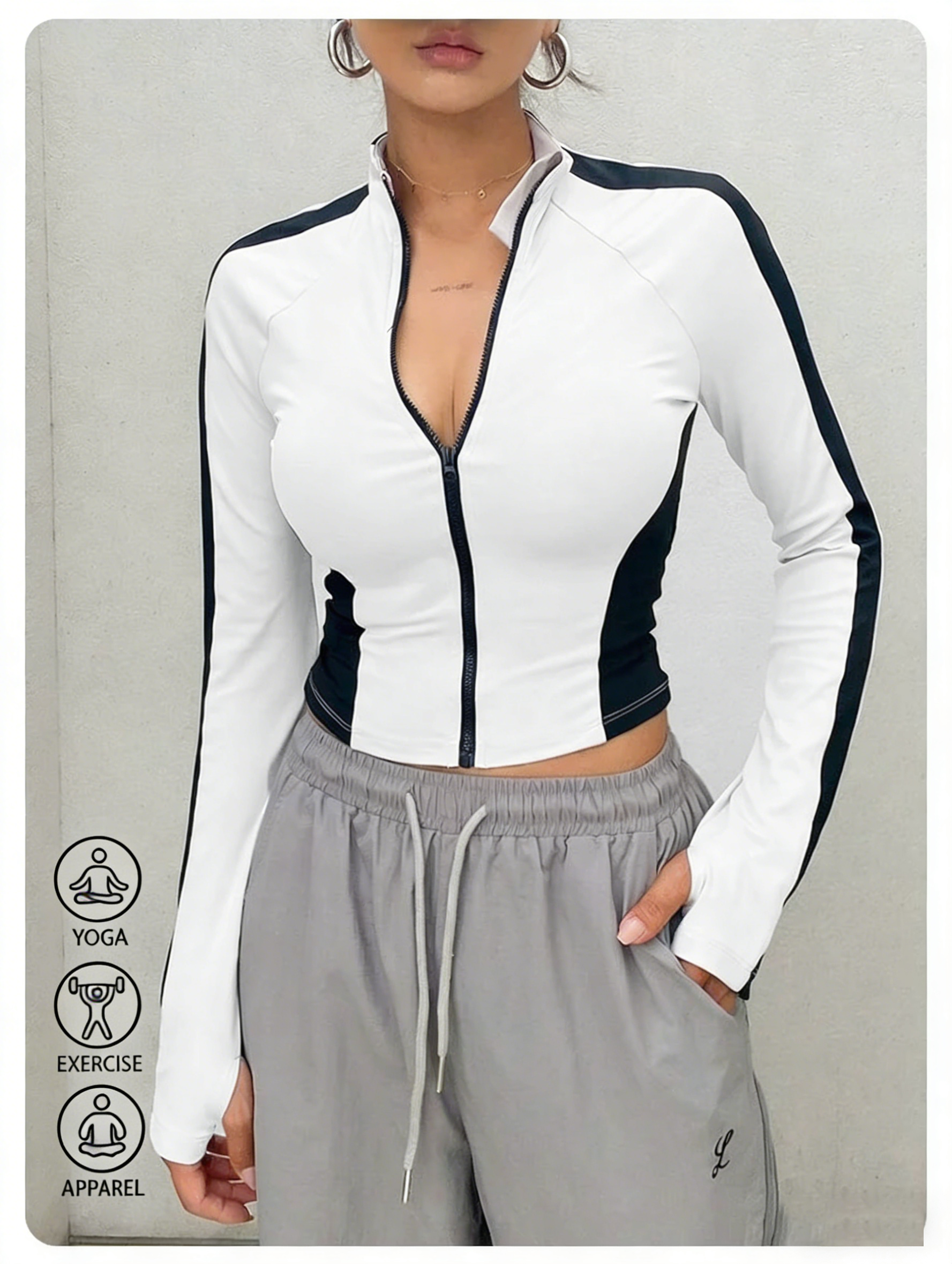 Yoga Clothes Stand Up Collar J - Yoga & Fitness With Faye The Well Being Studio Abbots Langley avaliação e preço