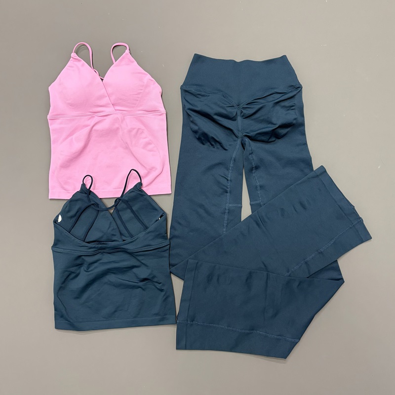 2Pcs Women Gym Set Vision Twis - Yoga Fitness Zumba avaliação e preço