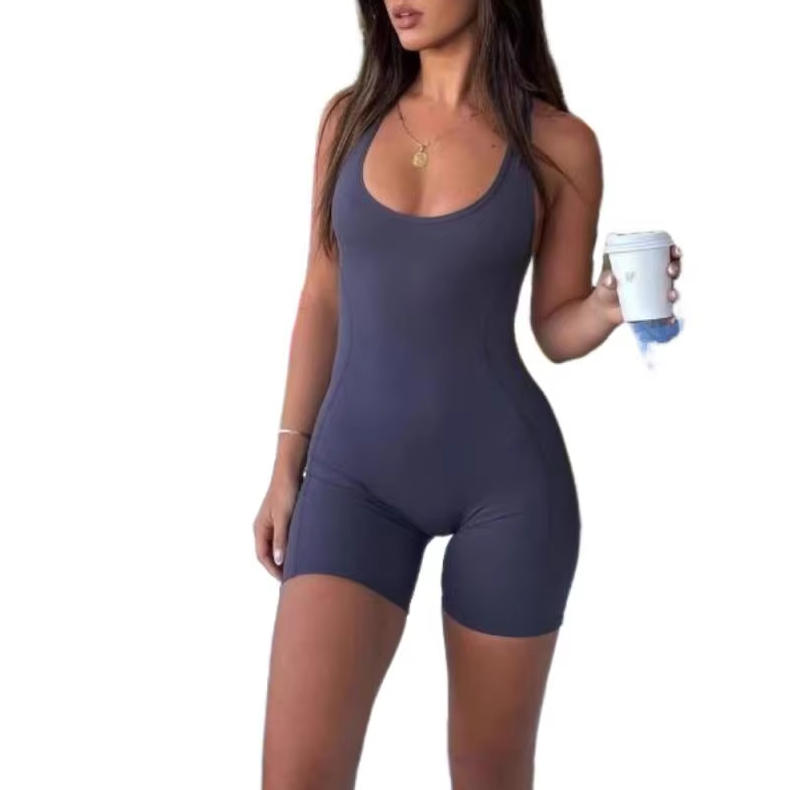 Tight Fitting Women's Jumpsuit - Yoga Fitness Club avaliação e preço