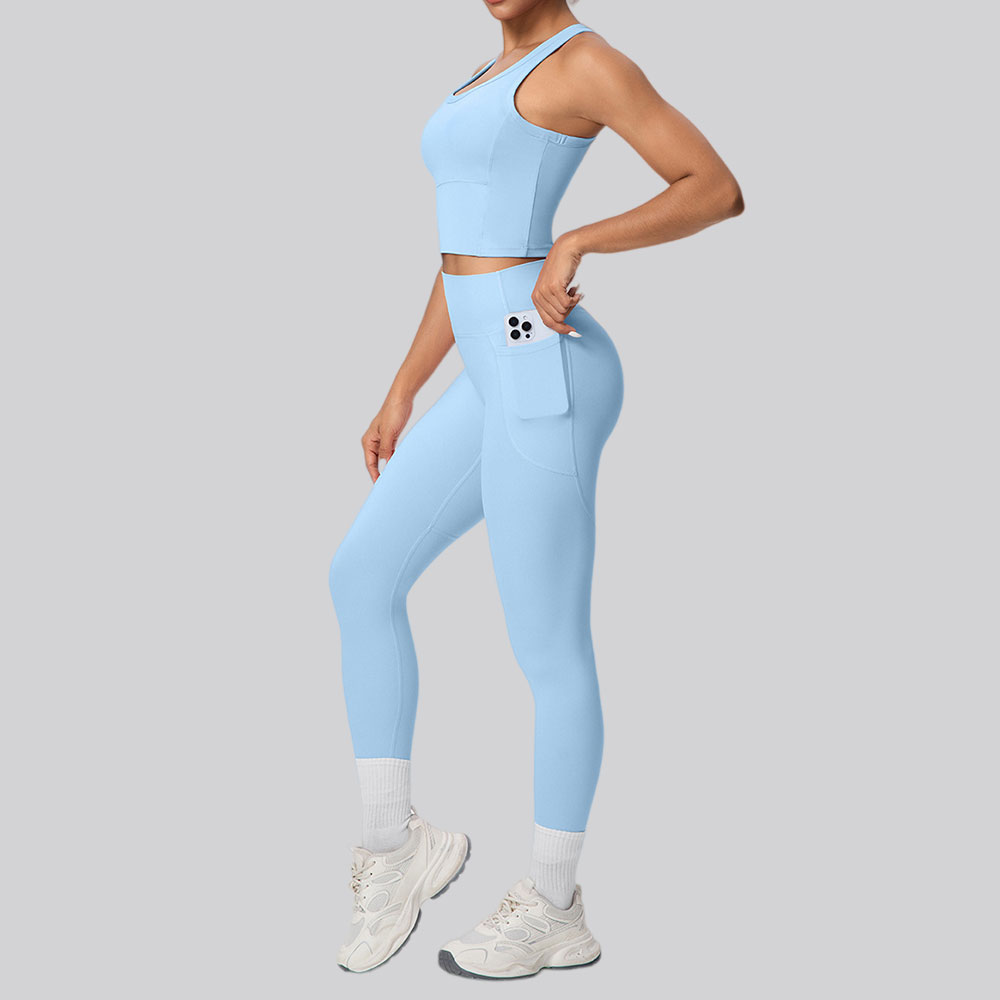 2PCS Yoga Suit Sports Set Wome - Yoga Fitness Zumba avaliação e preço