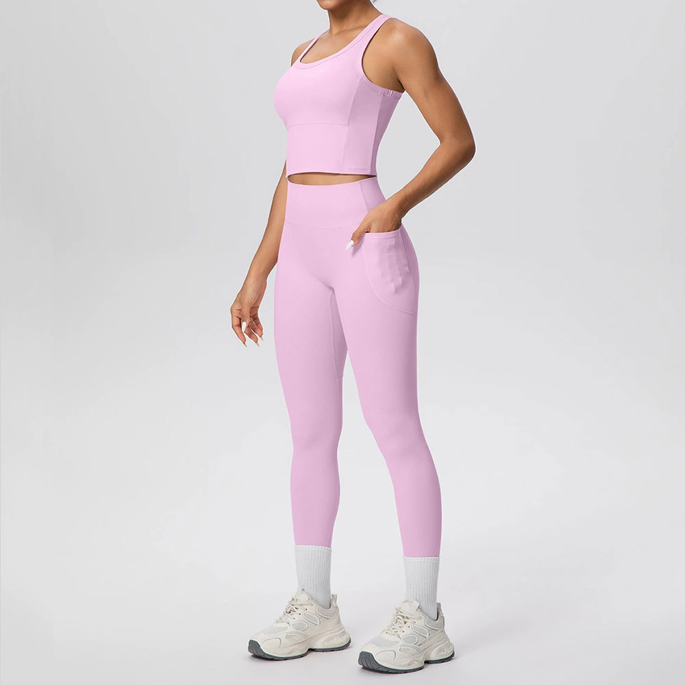 2PCS Yoga Suit Sports Set Wome - Yoga Fitness Zumba avaliação e preço