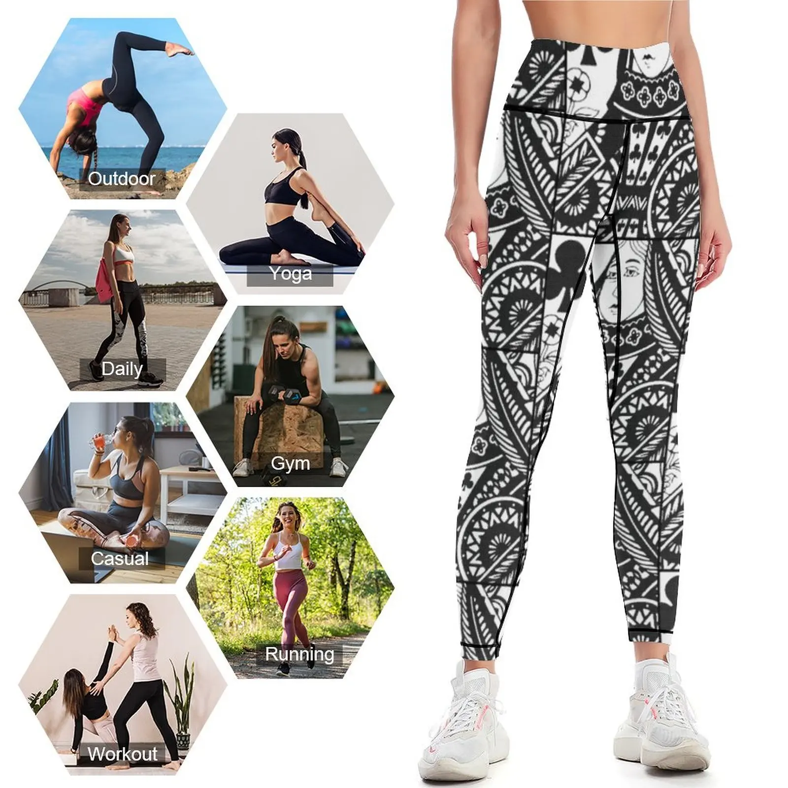 QUEEN OF CLUBS Leggings exerci - Yoga Fitness Club avaliação e preço