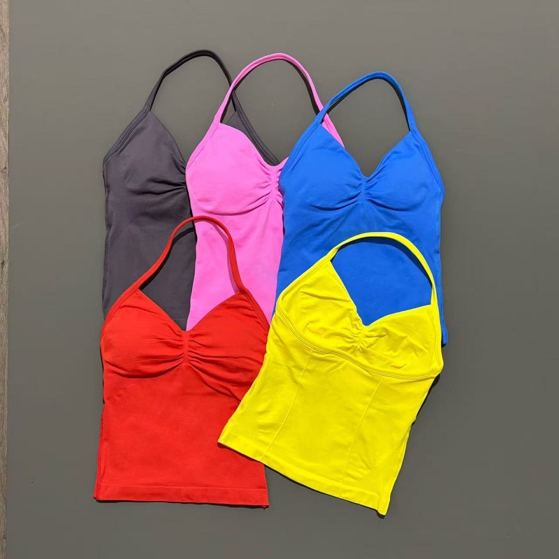 Gym Sports Tops Women Seamless - Yoga Fitness Tapis avaliação e preço