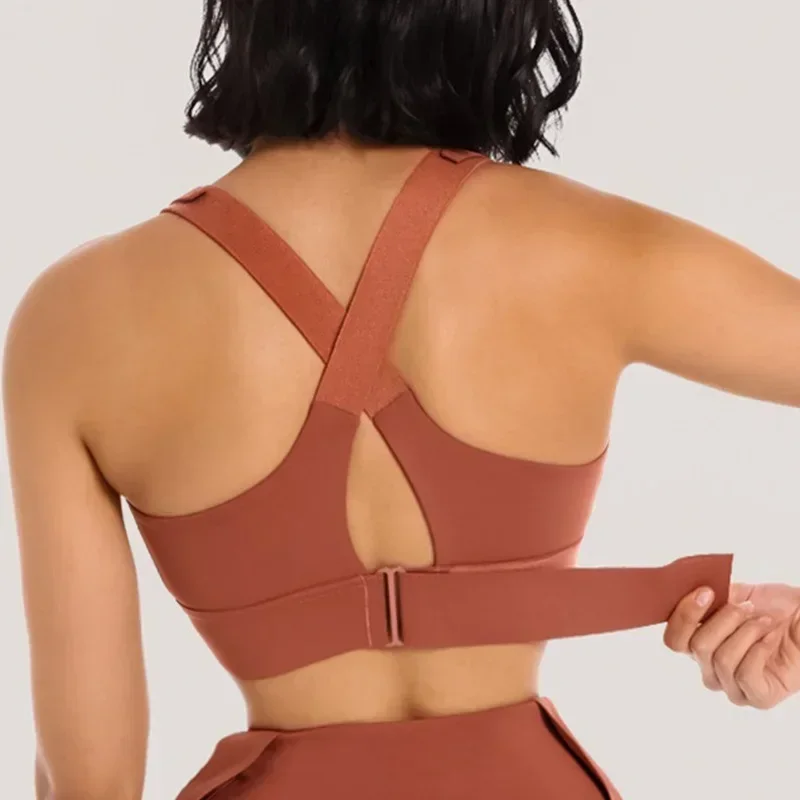 Front Zipper Women Sports Bra  - Yoga Fitness Plus avaliação e preço