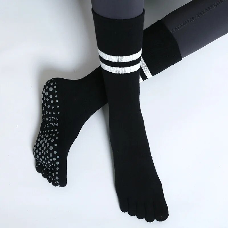 Women Breathable Yoga Socks Mi - Yoga Fitness Dance avaliação e preço
