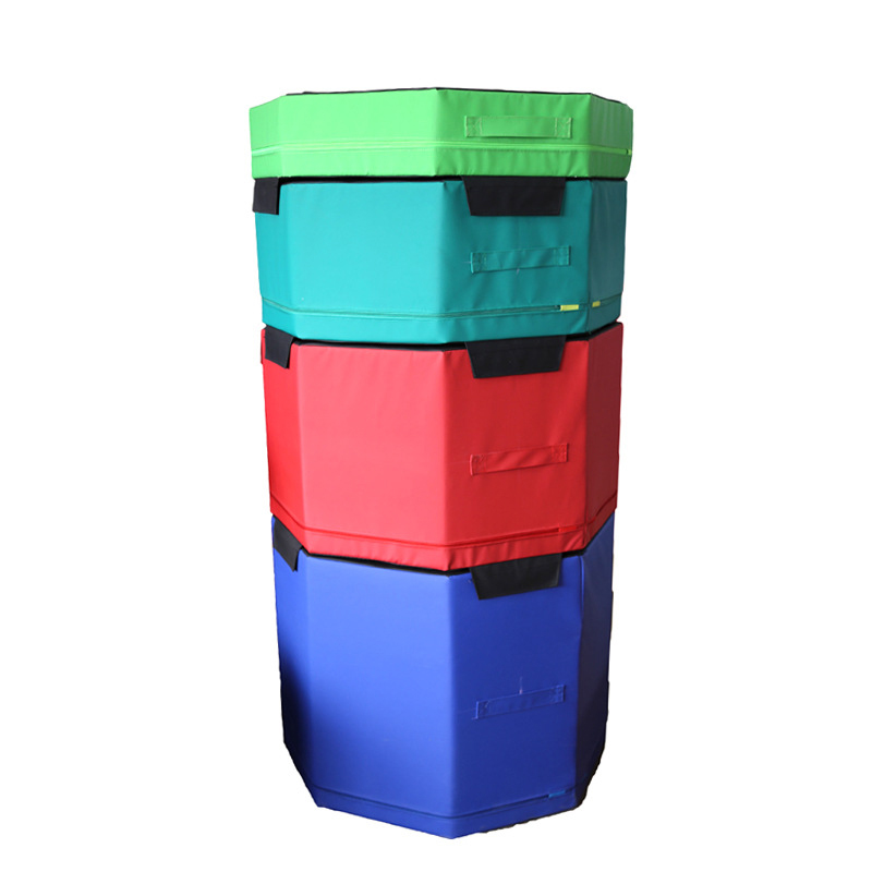Four-in-One PVC Gym Jump Box S - Plyo Jump Box avaliação e preço