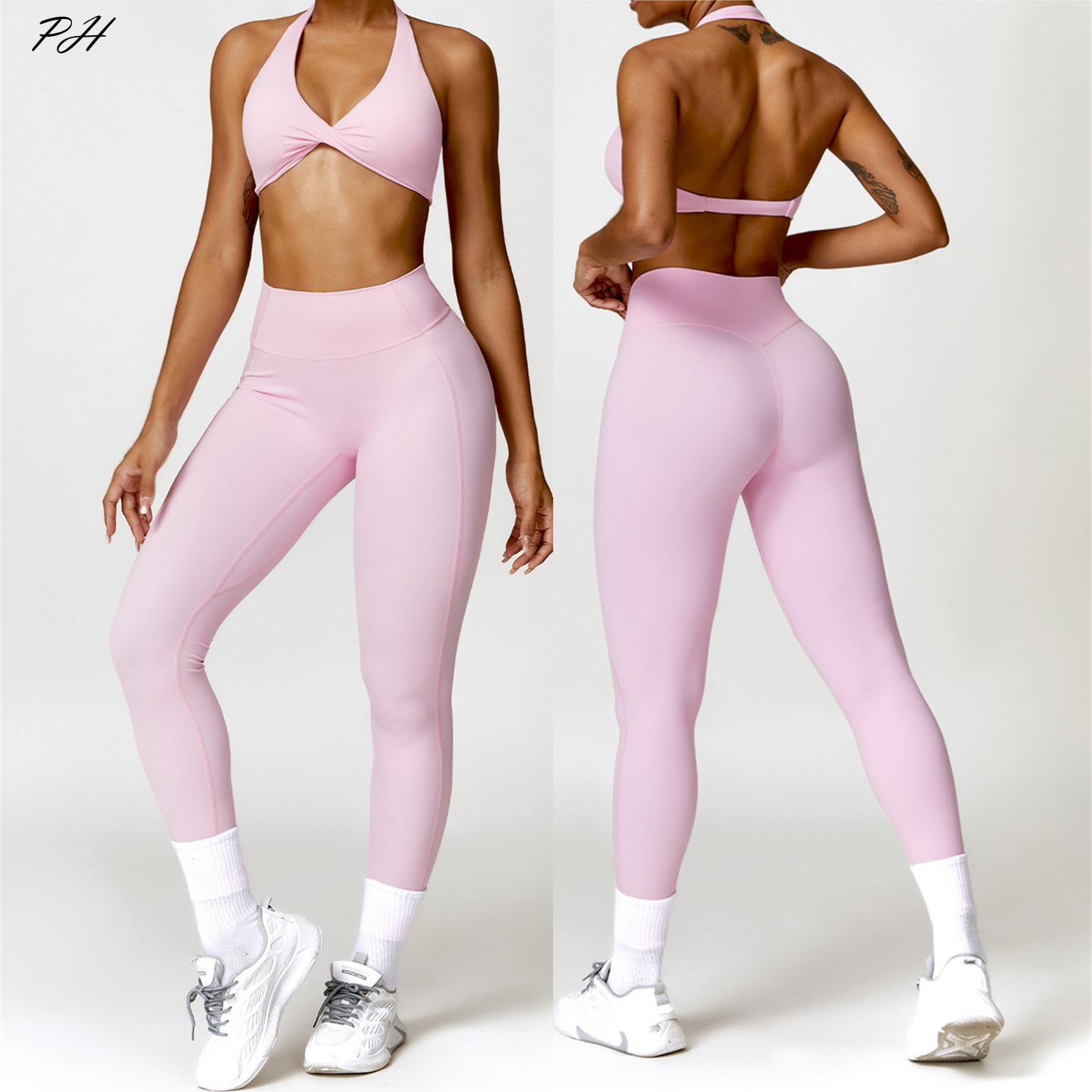 2PCS Yoga Set Nude Feeling Wor - Yoga Fitness Zumba avaliação e preço