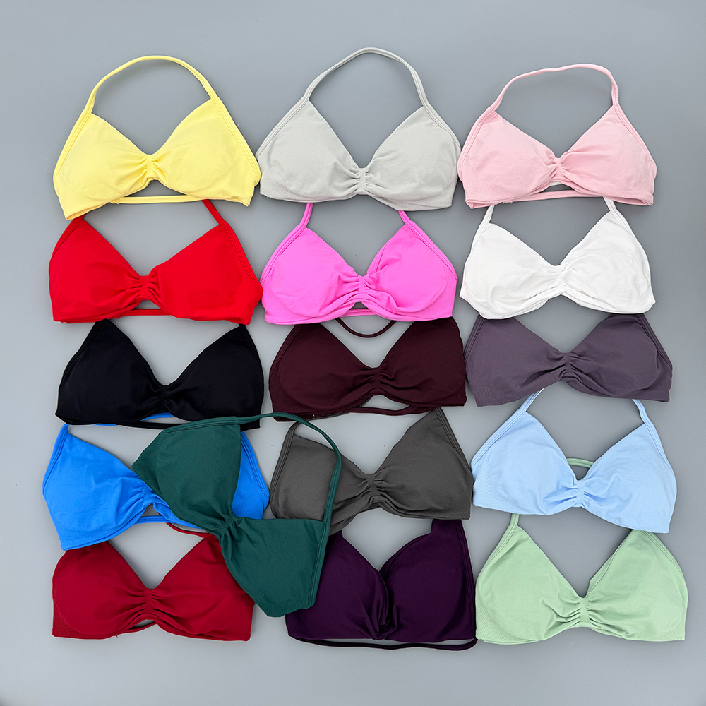 Strappy Bra Gym Top Women High - Yoga Fitness Tapis avaliação e preço