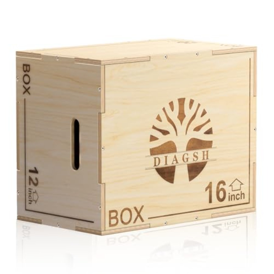 Plyo Box - 3-in-1 wood plyomet - Plyo Jump Box avaliação e preço