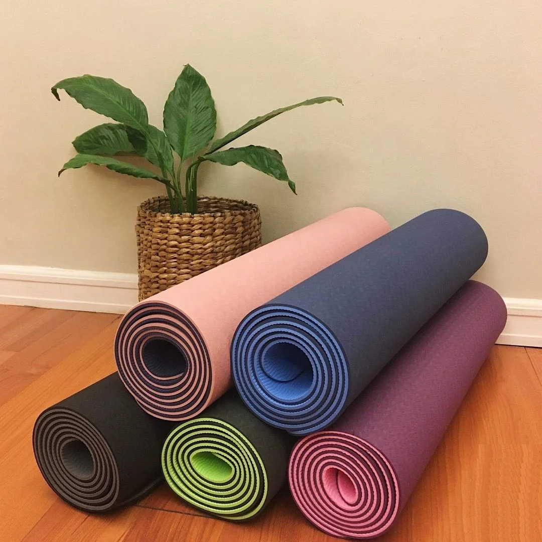6mm Green Black Custom logo De - Yoga Fitness Logo Design avaliação e preço